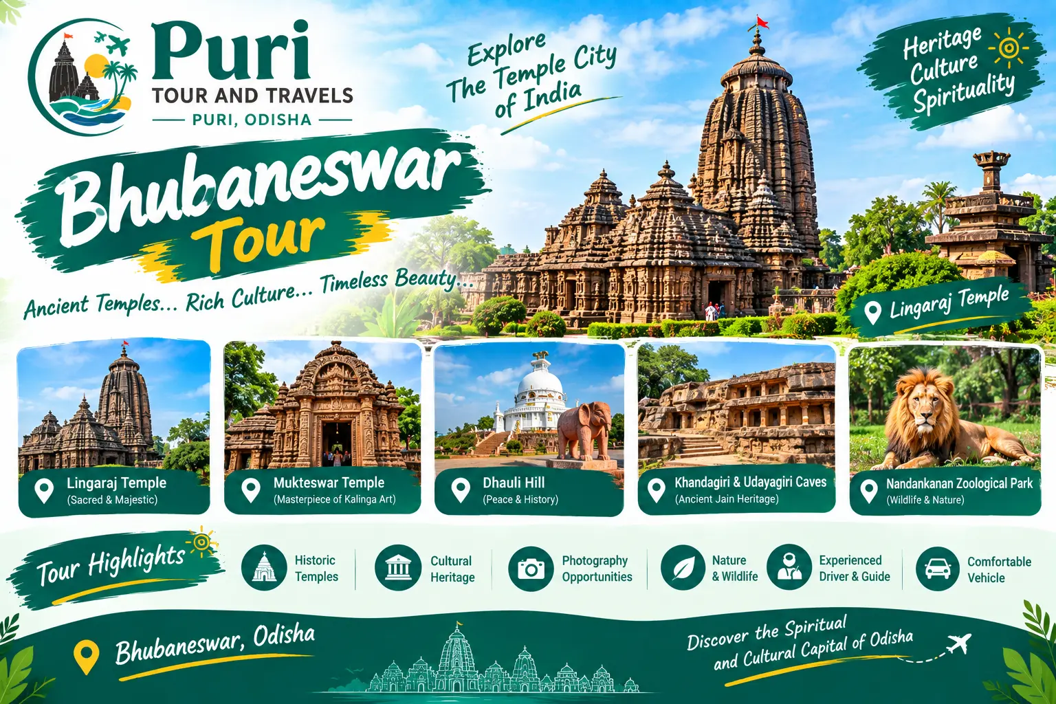 Puri Bhubaneswar tour — temples and heritage of the temple puri