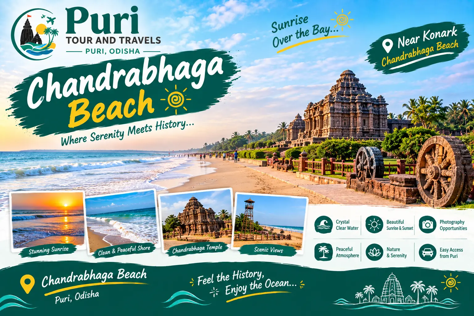 Chandrabhaga Beach near Konark, Odisha